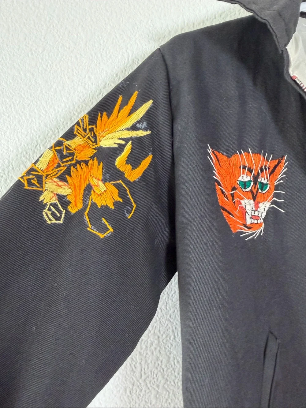 Rare vintage 1967 CAM RANH BAY Vietnam child’s handmade embroidered jacket